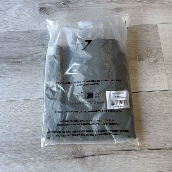 Gymshark ARRIVAL 5" SHORTS Slim Fit Core olive green size‎ XL NWT in packaging - Picture 4 of 6